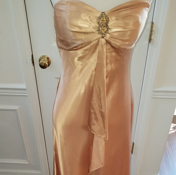 Jump Apparel, Size 11/12 Formal Gold Dress! - Picture 2 of 6